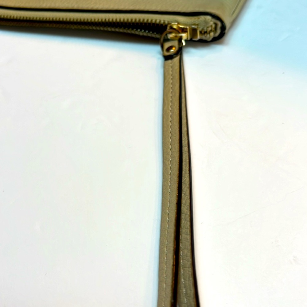 Kate Spade Taupe Leather Clutch - Picture 7 of 7